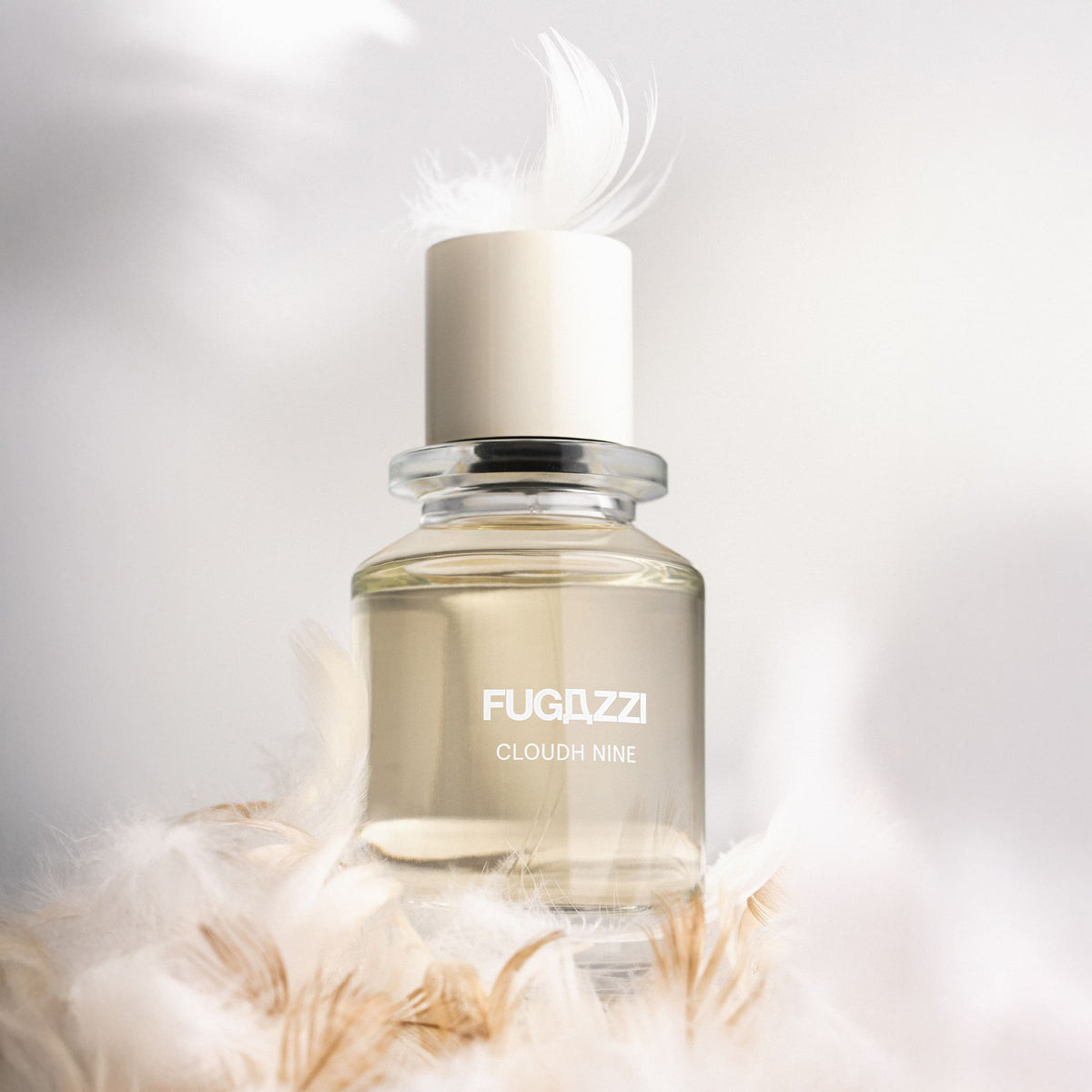 Fugazzi fragrance beside a disco ball