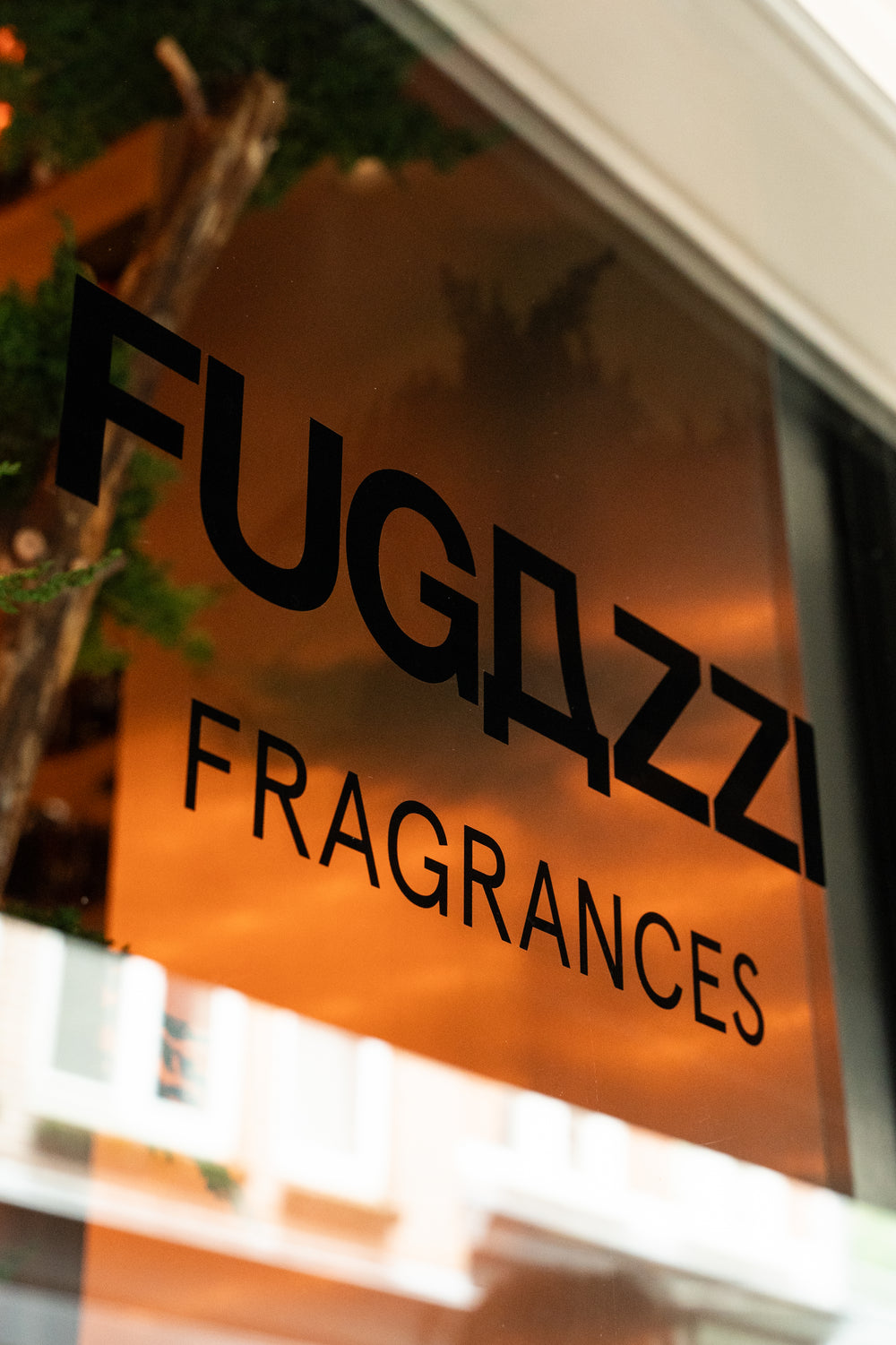 Fugazzi fragrance on a turntable