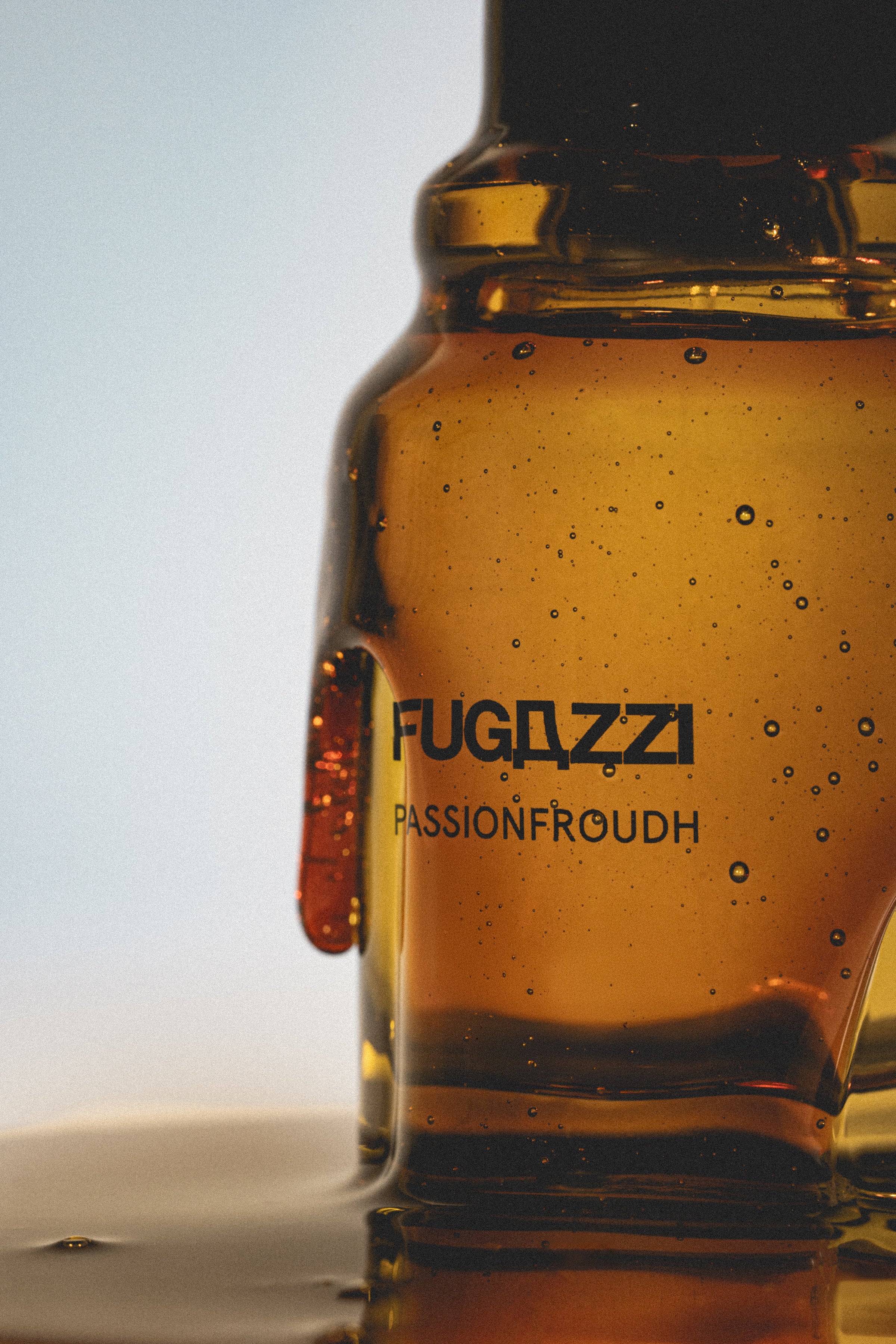 Fugazzi fragrance display inside the Amsterdam flagship store