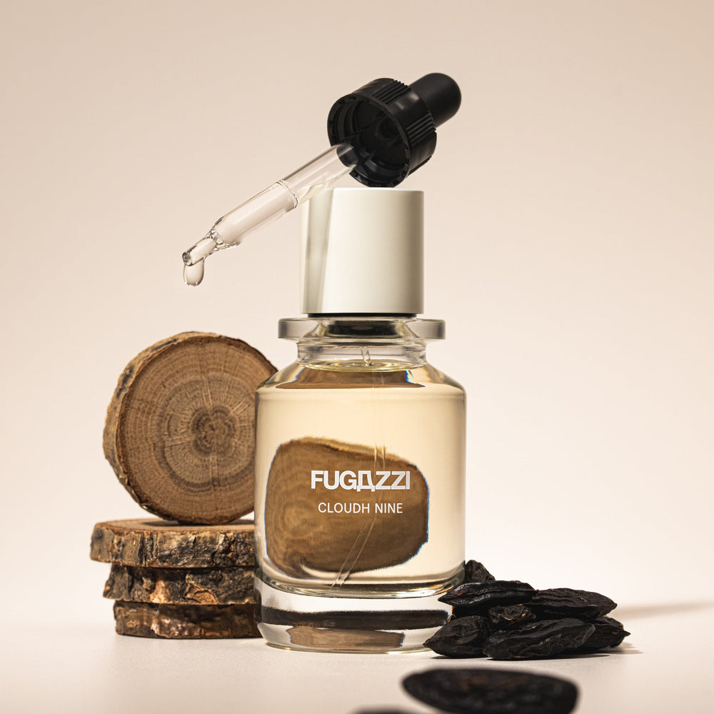 Fugazzi fragrance with pomegranate and smoke