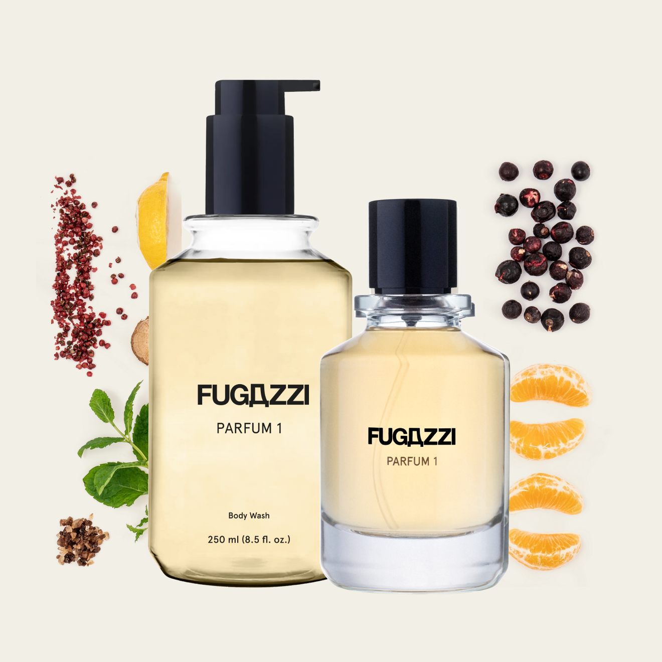 Parfum 1 (100ML) + Body Wash Bundle Fugazzi Fragrances