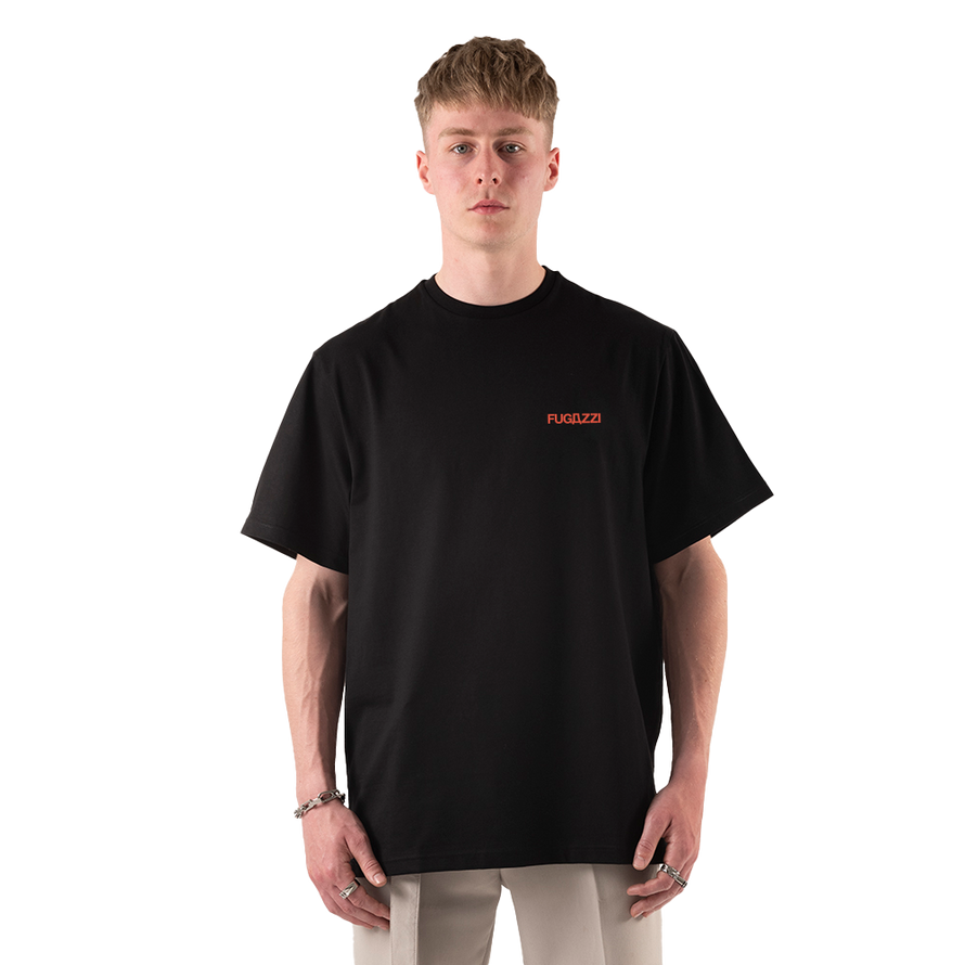 FUGAZZI AIR LOGO T-SHIRT BLACK Fugazzi Fragrances