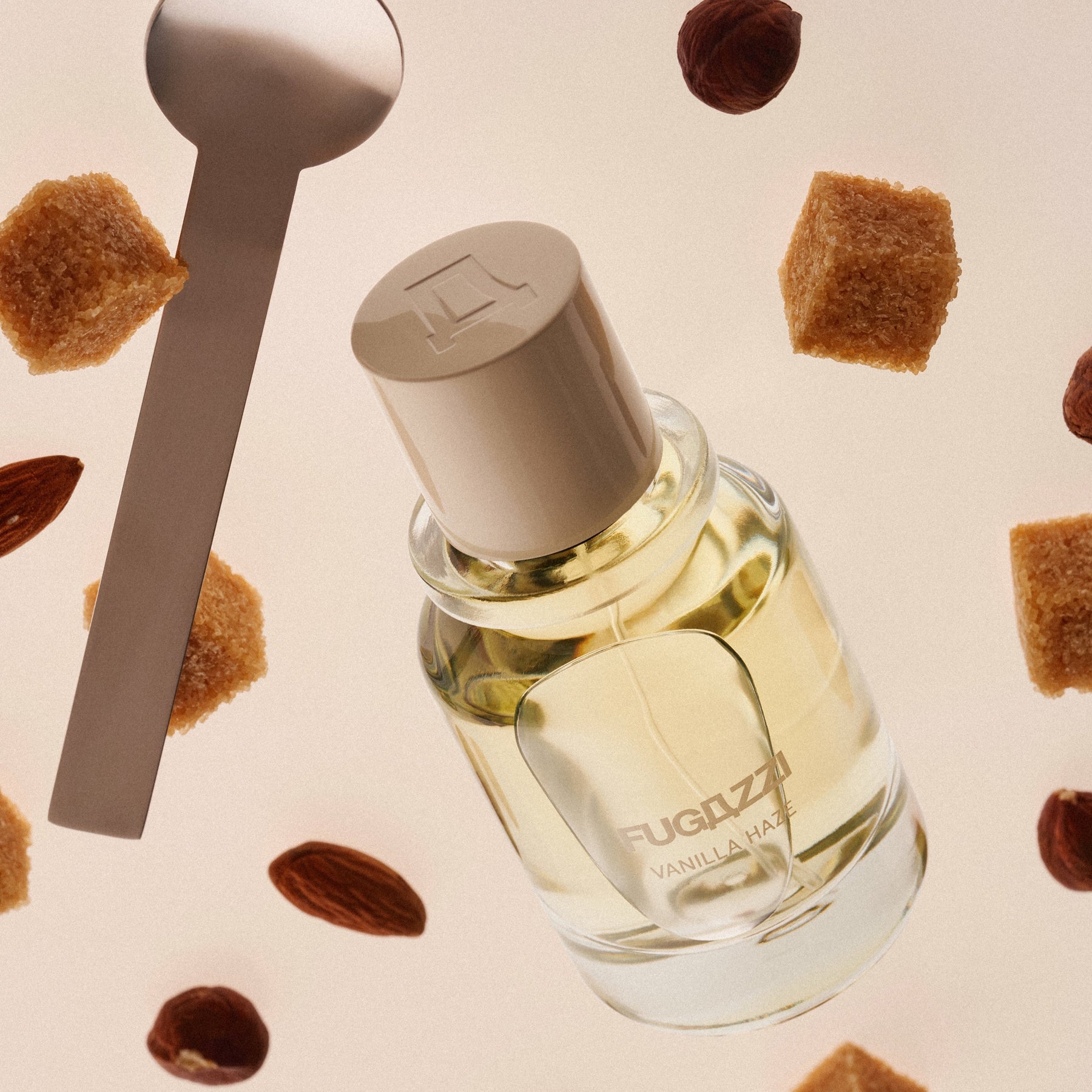 Gourmand fragrance developing on skin