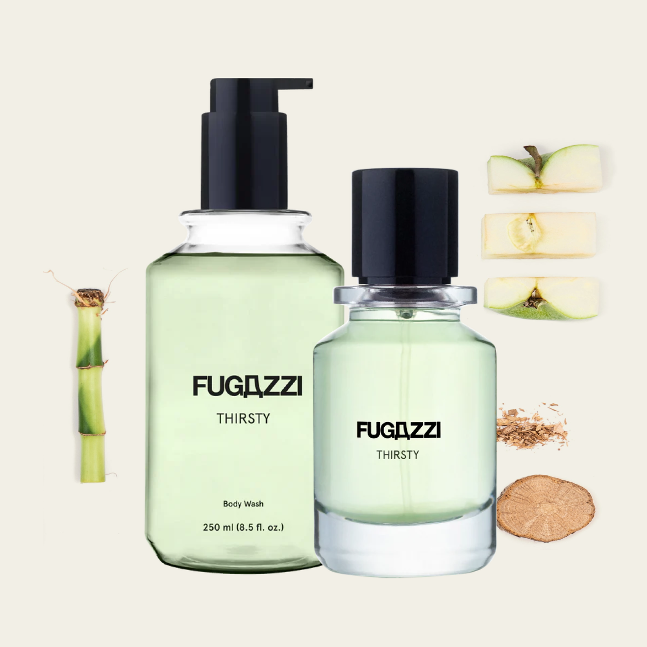 Thirsty (100ML) + Body Wash Bundle Fugazzi Fragrances